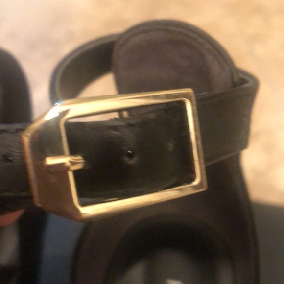 Kenneth Cole New York “Emery” black leather heels with ankle strap - Size 7 - Picture 6 of 7